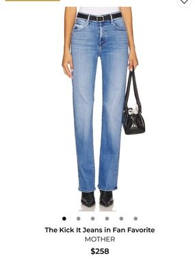 MOTHER Kick It Straight-Leg Jeans in Fan Favorite